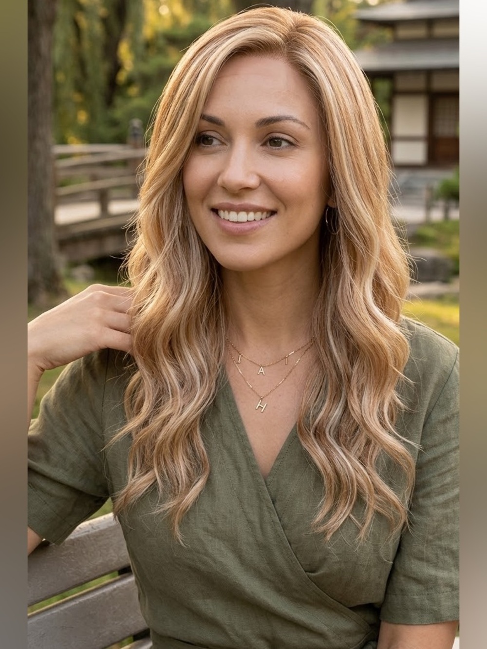 NWT Luxury Strawberry Blonde Silk Monofilament Lace Front Wig
